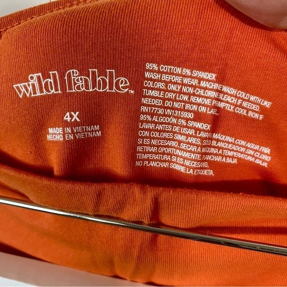 Wild Fable Women’s Casual Tie Dye Leggings Orange Size 4X NWT - Picture 3 of 6